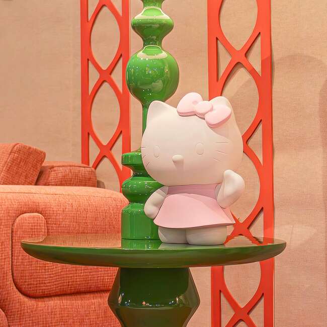 Hello Kitty ROBE Matt White & Pastel Pink Dress 10.5in - Dolls - 5