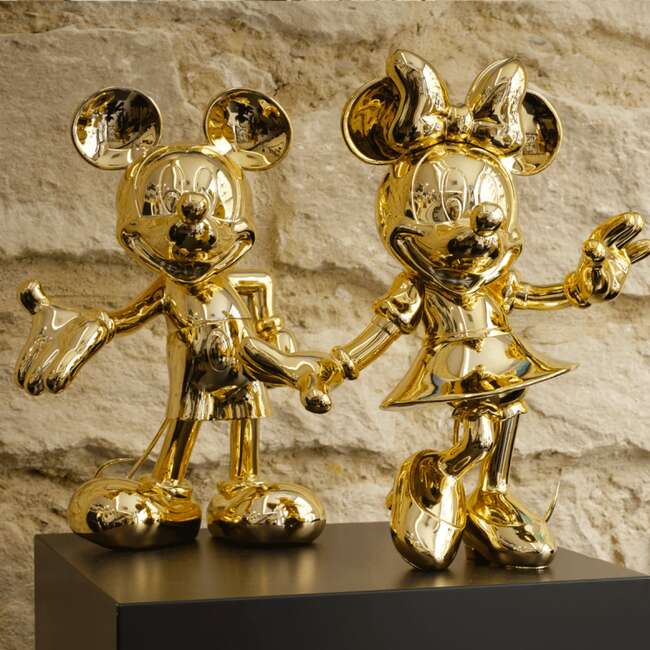 Mickey Mouse WELCOME Gold 12in - Figurines - 5