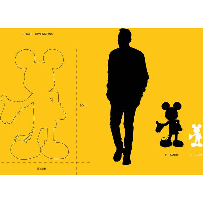 Mickey Mouse WELCOME Gold 12in - Figurines - 6