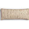 Silk Sands Beige Neutral Woven Lumbar Pillow - Decorative Pillows - 1 - thumbnail
