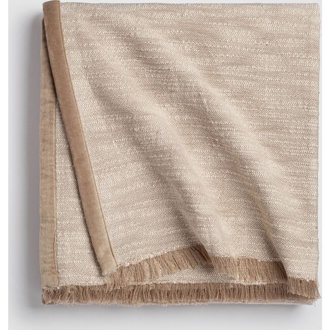 Tranquil Oatmeal Weave Throw