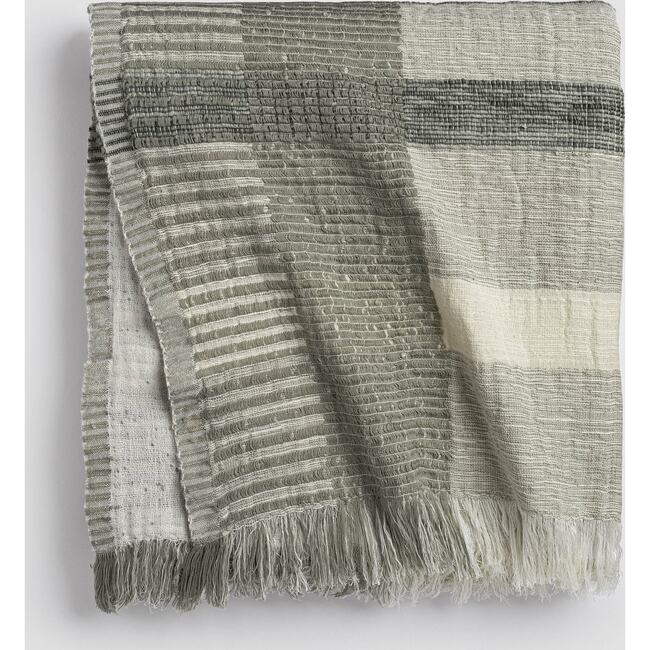 Zen Garden Plaid Throw