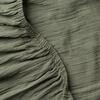 Zen Crinkled Comfort Fitted Sheet, Matcha - Sheets - 2