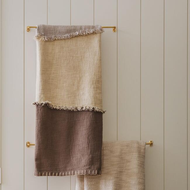 Stitchscape Fringe Throw - Blankets - 4