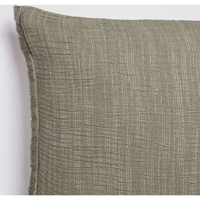 Sage Fringe Euro Sham Set