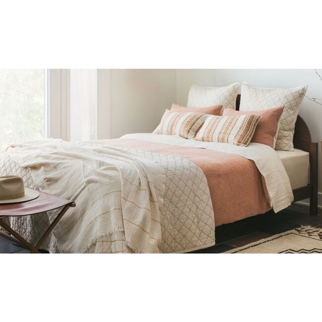 Tribal Sun Gold & Ivory Geometric Throw Pillow - Decorative Pillows - 7