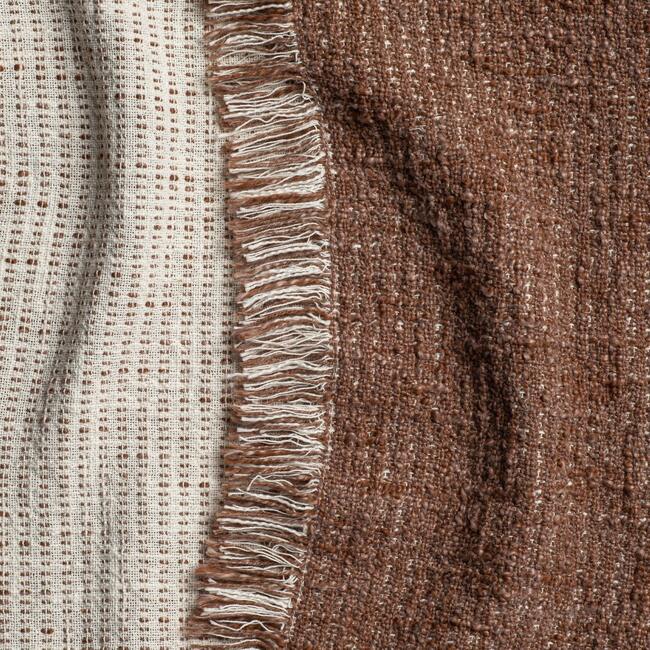 Reversible Chestnut Harmony Throw