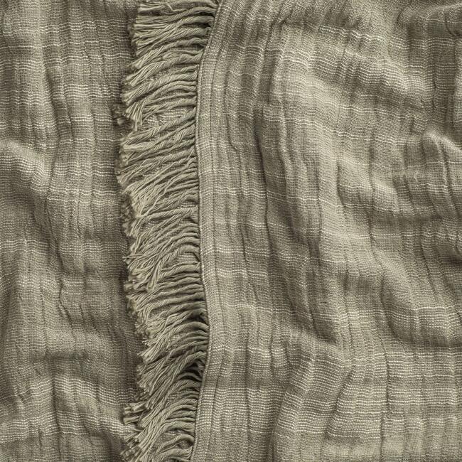 Sage Fringe Bedspread