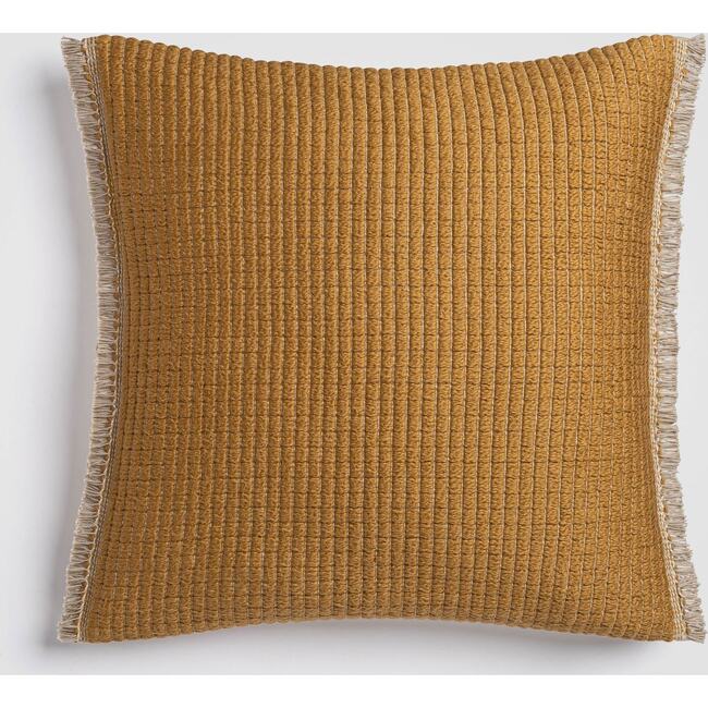 Sunrise Two-Tone Yellow & White Accent Pillow - Decorative Pillows - 7