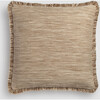 Layered Loom Fringe Rust & Ivory Throw Pillow - Decorative Pillows - 1 - thumbnail