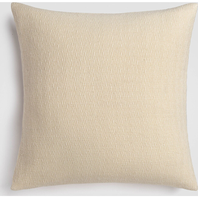 Ivory Chevron Neutral Throw Pillow