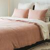 Rust Crinkled Linen Duvet Cover - Duvet Sets - 3