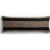 Jute Balance Brown Textured Lumbar Pillow - Decorative Pillows - 1 - thumbnail