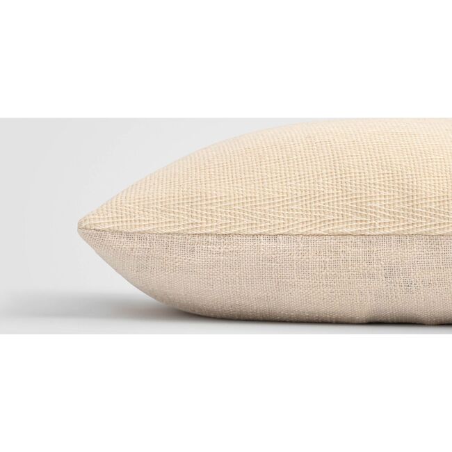 Ivory Chevron Neutral Throw Pillow