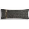 Geo Stripe Black & White Geometric Lumbar Pillow - Decorative Pillows - 1 - thumbnail