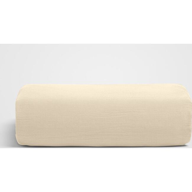 Dune Crinkled Comfort Fitted Sheet, Sandstone
