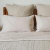 Gray Quilted Euro Sham Set - Shams - 4 - thumbnail