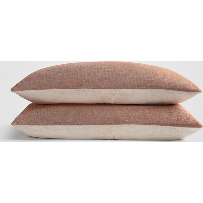 Crinkled Linen Sham Set