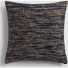 Coastline Blue & Beige Nautical Texture Throw Pillow - Decorative Pillows - 1 - thumbnail