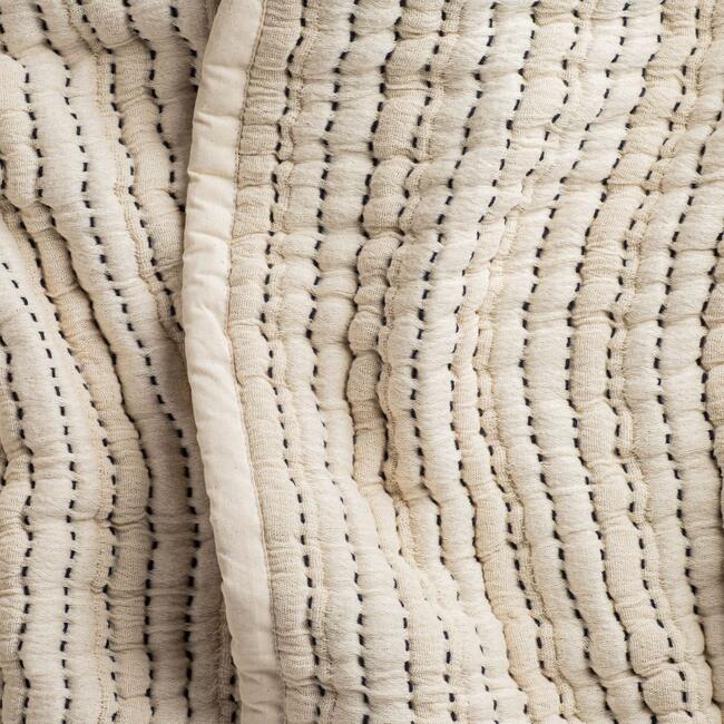 Coastal Stitch Quilted Bedspread