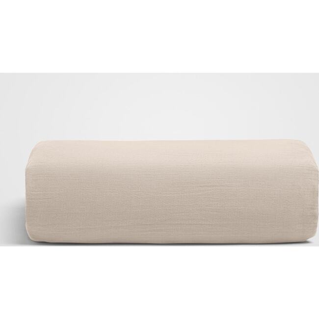 Calm Crinkled Comfort Fitted Sheet, Morning Fog