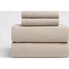 Calm Crinkled Comfort 4-Piece Sheet Set, Morning Fog - Sheets - 1 - thumbnail