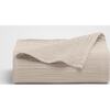 Calm Crinkled Comfort Flat Sheet, Morning Fog - Sheets - 1 - thumbnail