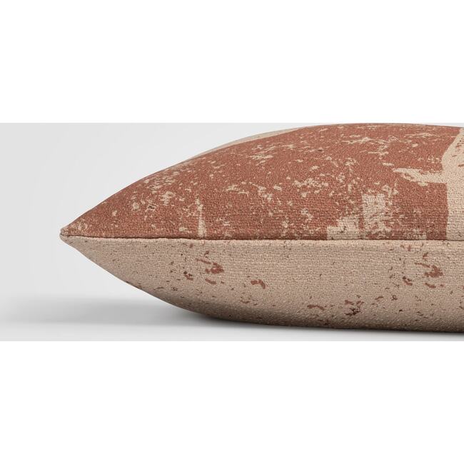 Canyon Layers Earth-Tone Brown Accent Pillow