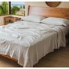 Calm Crinkled Comfort Fitted Sheet, Morning Fog - Sheets - 4 - thumbnail