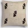Abstract Leaf Green & Beige Accent Pillow - Decorative Pillows - 1 - thumbnail