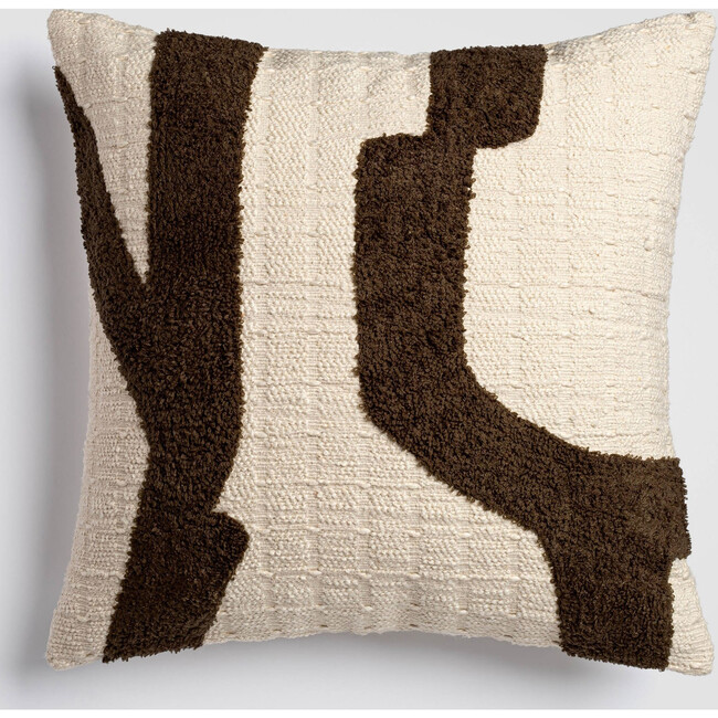 Abstract Pathway Multicolor Accent Throw Pillow