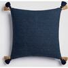 Bayside Tassel Blue & White Coastal Accent Pillow - Decorative Pillows - 6 - thumbnail