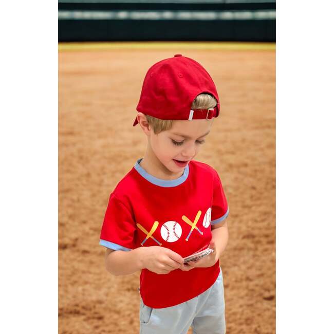 XOXO Baseball Hat, Red - Hats - 3