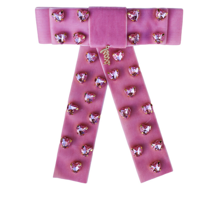 Sweetheart Velvet Gem Bow
