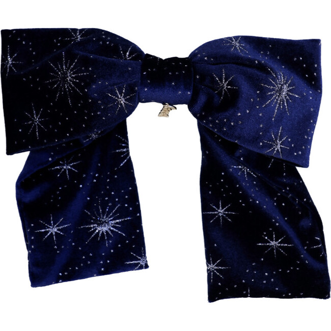 Holiday Velvet Slouchy Bow