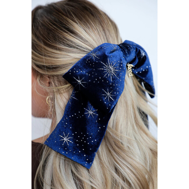 Holiday Velvet Slouchy Bow