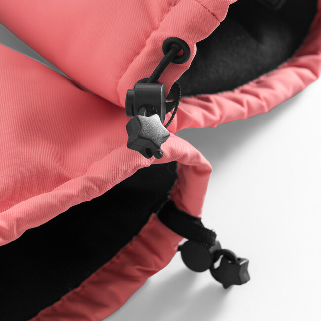 Unidoo Silver Mittens, Pink