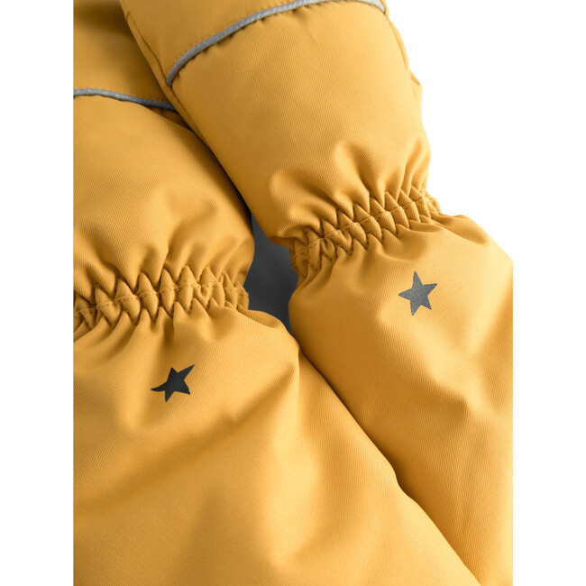 Liodo Lion Elastic Long Cuff Mittens, Golden Brown