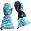 Cosmo Ice Elastic Long Cuff Mittens, Ice - Gloves - 1 - thumbnail