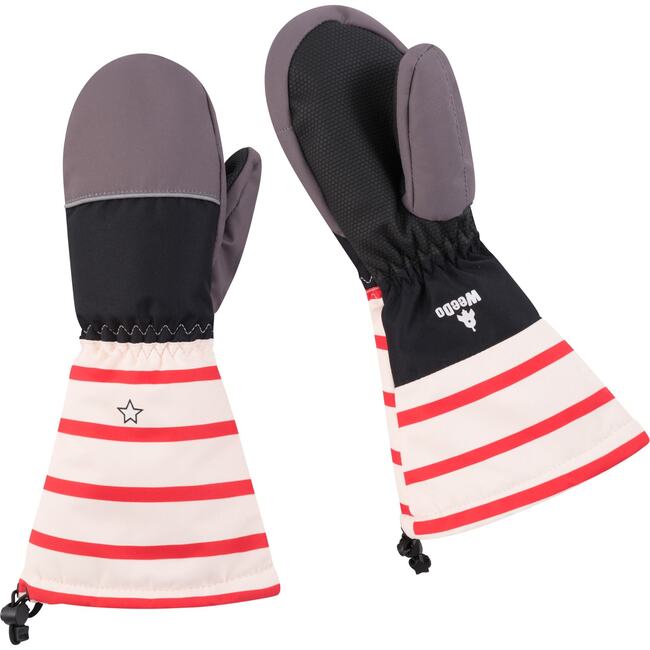 Hookdo Pirate Mittens, Black