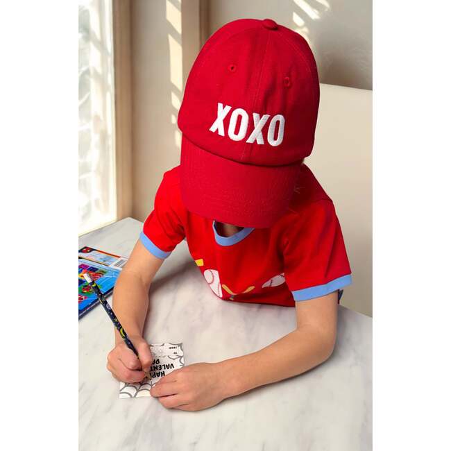 XOXO Baseball T-Shirt, Red - T-Shirts - 3