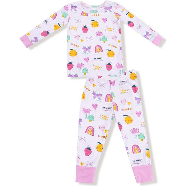 Long Sleeve Loungewear Set, Pink My Funny Valentine