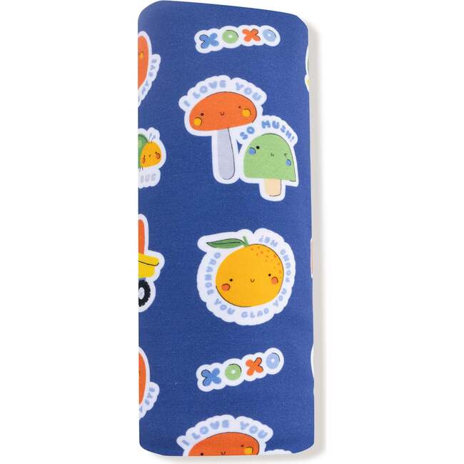 Swaddle Blanket, Blue My Funny Valentine