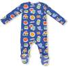 2 Way Zipper Footie, Blue My Funny Valentine - Footie Pajamas - 2