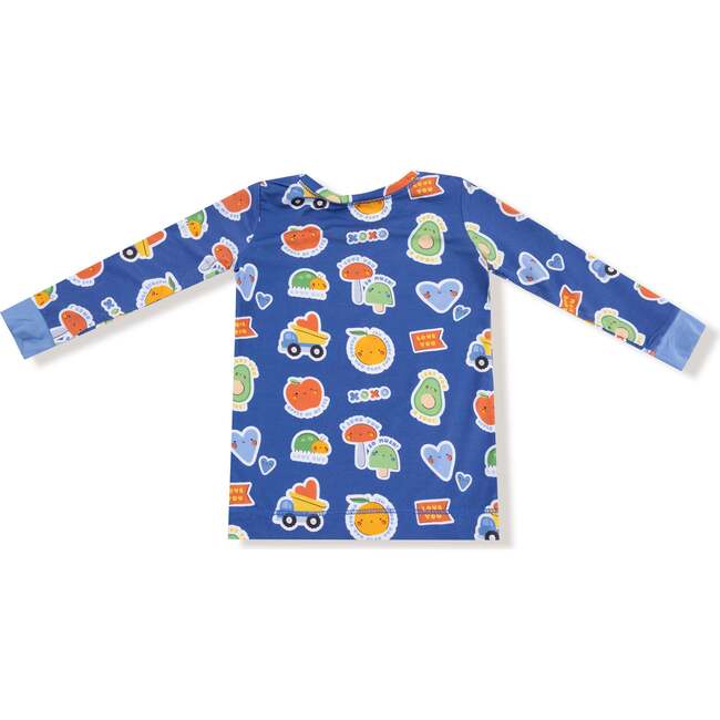 Long Sleeve Loungewear Set, Blue My Funny Valentine - Mixed Apparel Set - 3