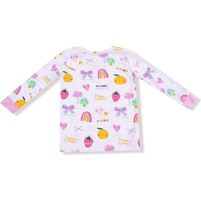 Long Sleeve Loungewear Set, Pink My Funny Valentine - Mixed Apparel Set - 3