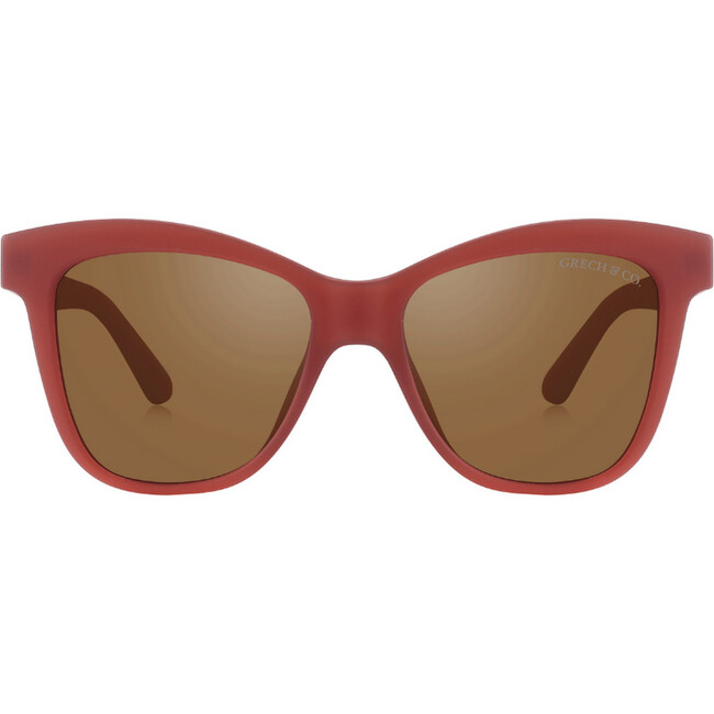 Teens Iconic Wayfarer Polarized Sunglasses, Cinnamon