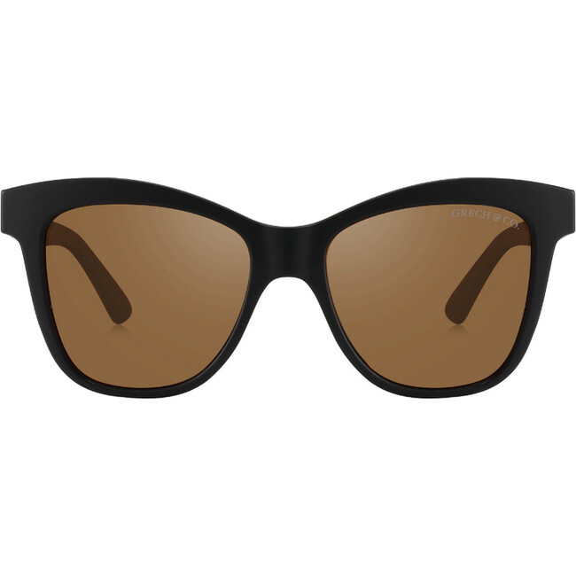 Teens Iconic Wayfarer Polarized Sunglasses, Black