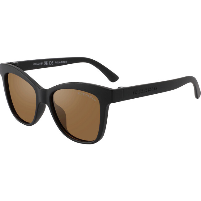 Teens Iconic Wayfarer Polarized Sunglasses, Black