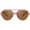 Teens Aviator Semi-Bendable & Polarized Sunglasses, Heather Rose - Sunglasses - 1 - thumbnail